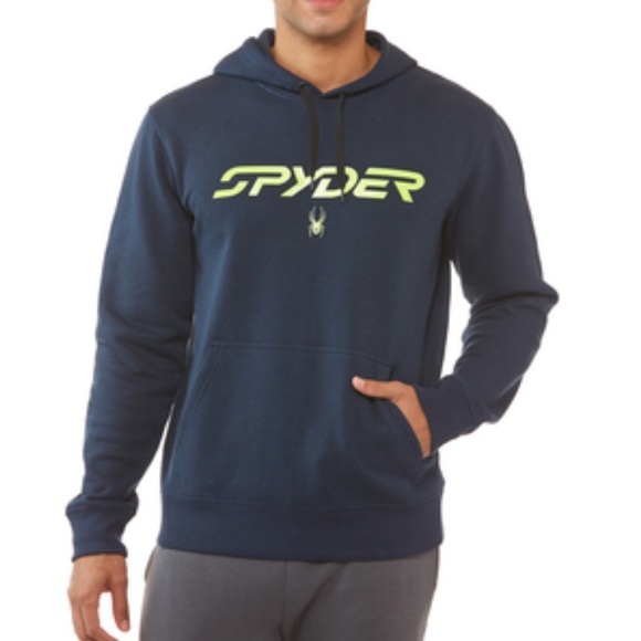 🆕 Spyder Men’s Signature Hoodie - Navy Blue